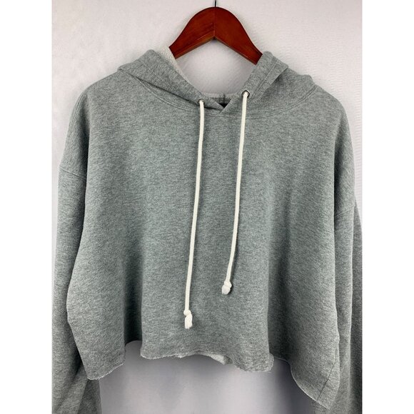 Women’s Wild Fable Gray Cropped Hoodie Size XXL - Picture 3 of 8